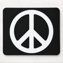Símbolo da Paz Preto e Branco