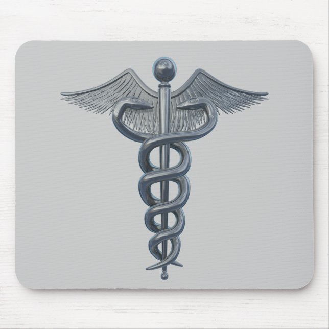 Mousepad Símbolo da profissão médica (Frente)