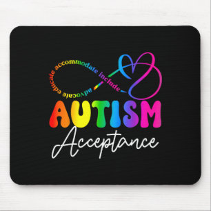 Mousepad Símbolo de Advocacia da Conscientização e Aceitaçã