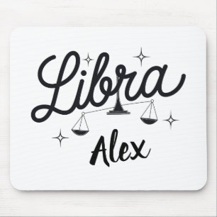 Mousepad Símbolo de Arte Zodiaca Personalizado por Libra
