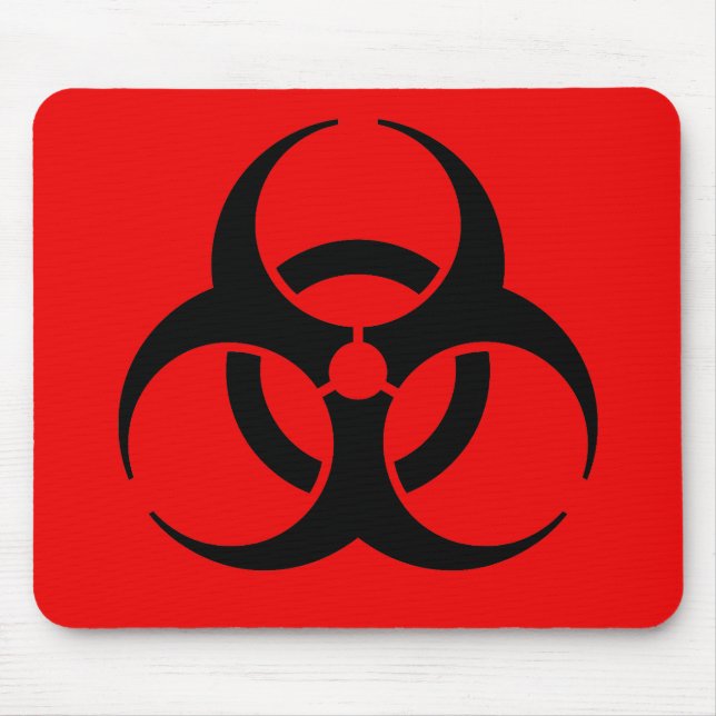 Mousepad Símbolo de Biohazard (Frente)