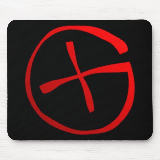 Mousepad Símbolo de Geocaching (Frente)