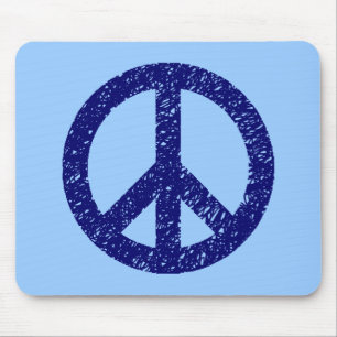 Mousepad Símbolo de paz escrivado