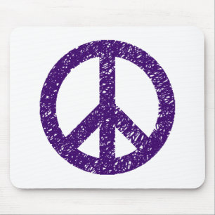 Mousepad Símbolo De Paz Estendido - Púrpura Dp