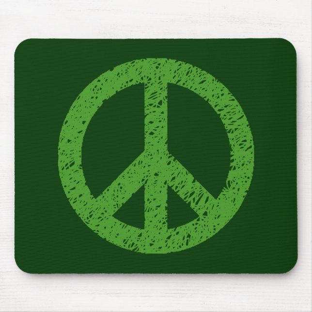 Mousepad Símbolo de Paz Estipulado Scribble (Frente)