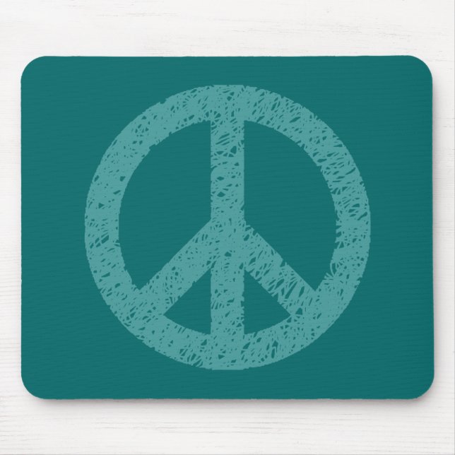 Mousepad Símbolo de Paz Estipulado Scribble (Frente)