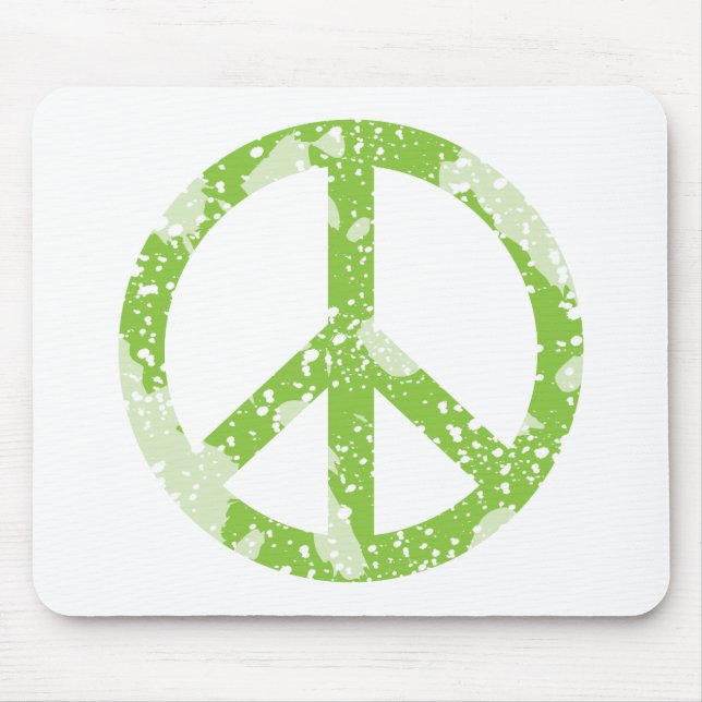 Mousepad Símbolo de Paz (Verde) (Frente)
