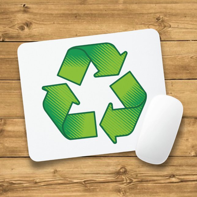 Mousepad Símbolo de reciclagem (Criador carregado)