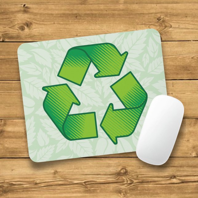 Mousepad Símbolo de reciclagem (Criador carregado)