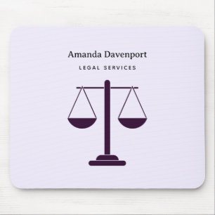 Mousepad Símbolo de Serviços Jurídicos Escalas da Justiça