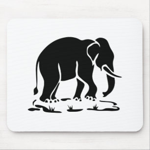 Mousepad Símbolo de Trekings de Elefantes Tailandeses à Fre