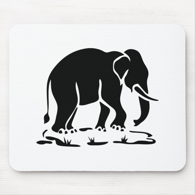 Mousepad Símbolo de Trekings de Elefantes Tailandeses à Fre (Frente)