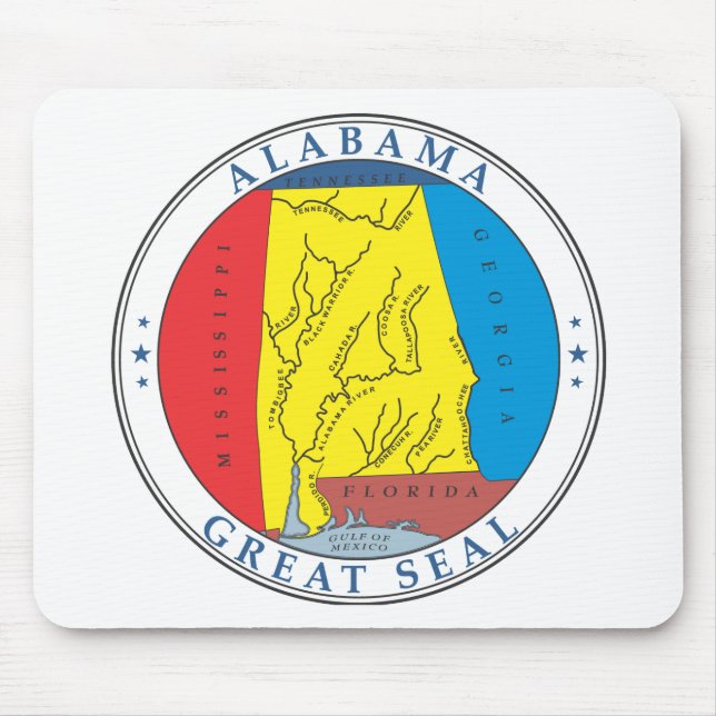 Mousepad Símbolo do Alabama (Frente)
