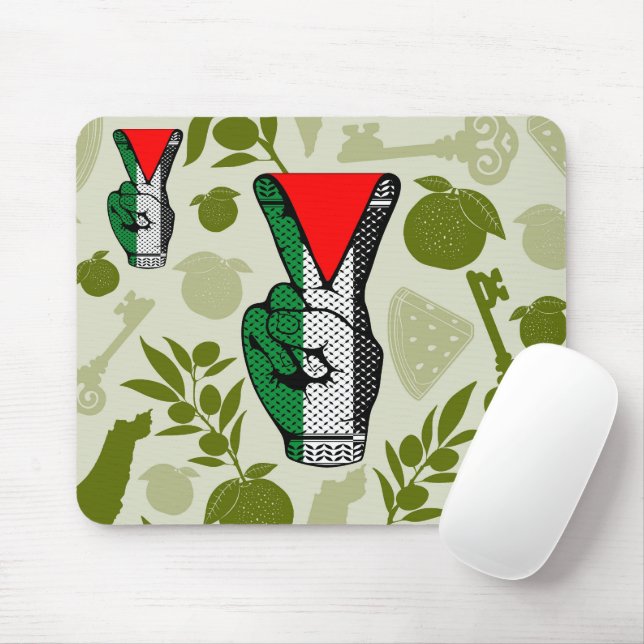 Mousepad Símbolo do Triângulo Vermelho da Resistência do Si (Com mouse)