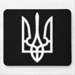 Mousepad Símbolo do Tridente da Ucrânia Meia Emblema Milita