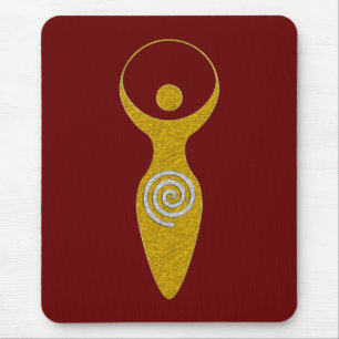 Mousepad Símbolo Espiritual - Deusa Da Terra Gaya 1 Flamele