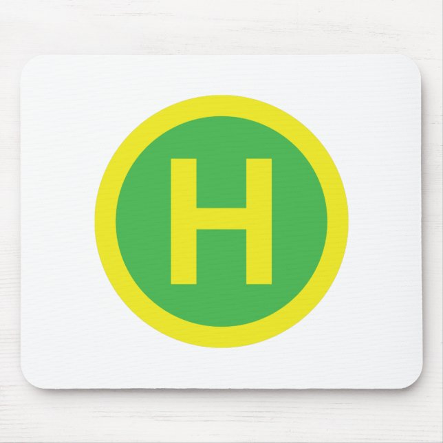 Mousepad Símbolo Helipad (Frente)