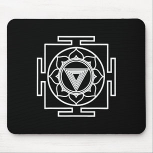Mousepad Símbolo Hindu Yantra Kali Hinduísmo Yoga Arte Orie