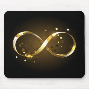 Mousepad Símbolo Infinity do ouro
