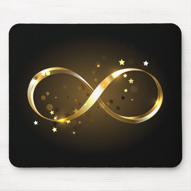 Mousepad Símbolo Infinity do ouro (Frente)
