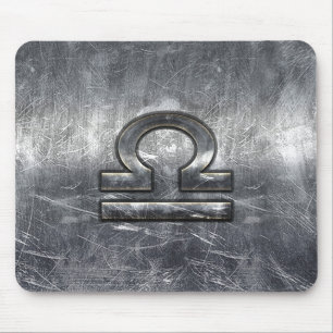 Mousepad Símbolo Libra Zodiac - Siderurgia Industrial em De