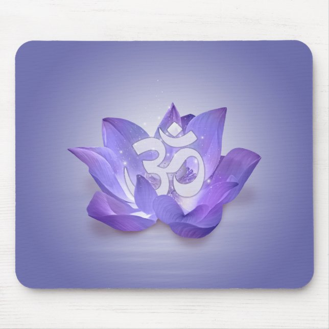 Mousepad Símbolo Lotus e OM (Frente)