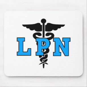 Mousepad Símbolo médico da enfermeira LPN