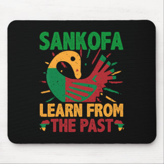 Mousepad Símbolo Sankofa e Adinkra Gana para a História Neg