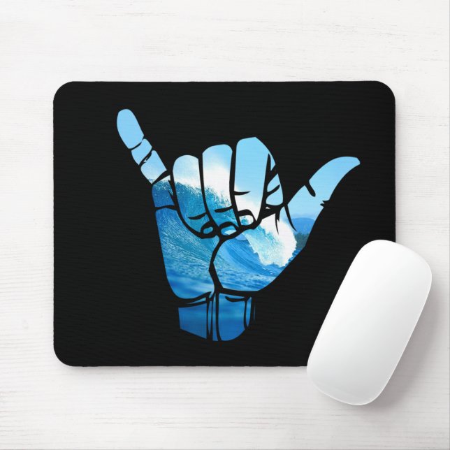 Mousepad Símbolo Shaka Wave Rip Curl (Com mouse)