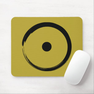 Mousepad Símbolo solar astrológico - Círculo Zen Budista 1