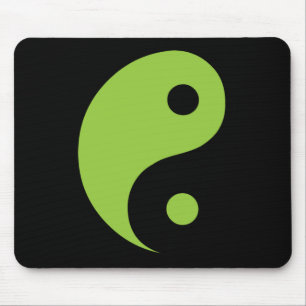 Mousepad Símbolo Taoísta Yin Yang Verde