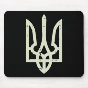 Mousepad Símbolo Tryzub da Ucrânia Bolsillo Hombres Trident