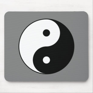 Mousepad Símbolo Yin e Yang (Taijitu Chinês)