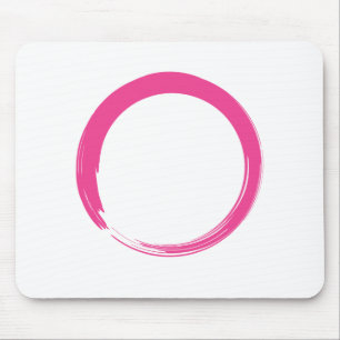 Mousepad Símbolo Zen Rosa / Círculo Enso