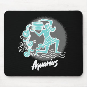Mousepad Símbolo Zodac Aquarius
