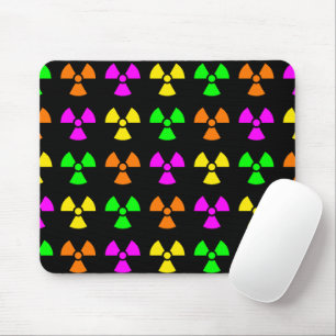 Mousepad Símbolos brilhantes e coloridos do Trefoil
