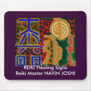 Mousepad Símbolos curas principais de REIKI