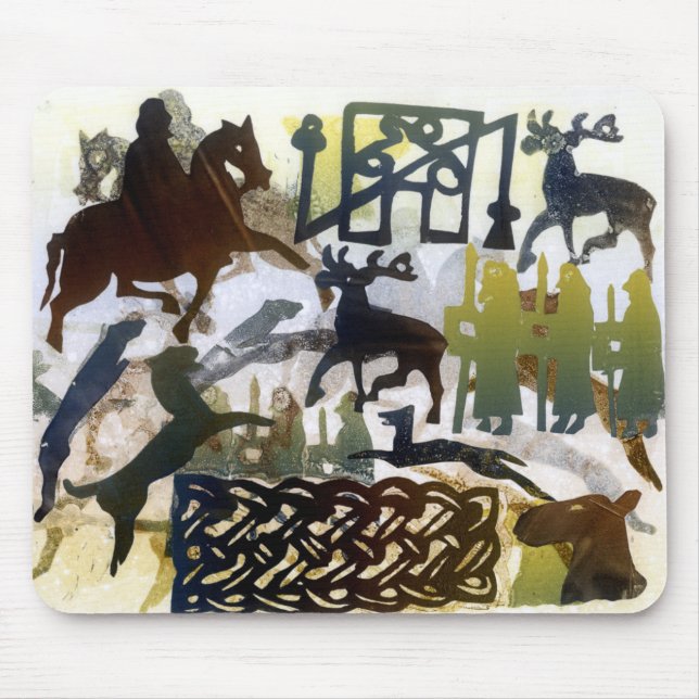 Mousepad Símbolos e laço Pictish (Frente)