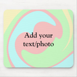 Mousepad Simples acrilato de fluido adicione seu nome de te