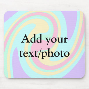 Mousepad Simples acrilato de fluido adicione seu nome de te