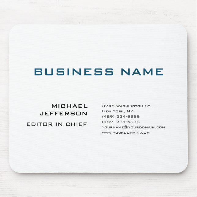 Mousepad Simples e Moderno Profissional (Frente)