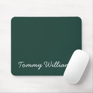 Mousepad Simples Emerald Green Professional