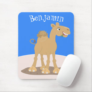 Mousepad Simples ilustração de desenho animado de camelo fe
