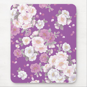 Mousepad Simples Japonês Kimono Padrão de Belas Artes