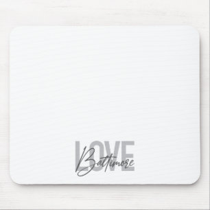 Mousepad Simples, moderna tendência urbana design Love Bal