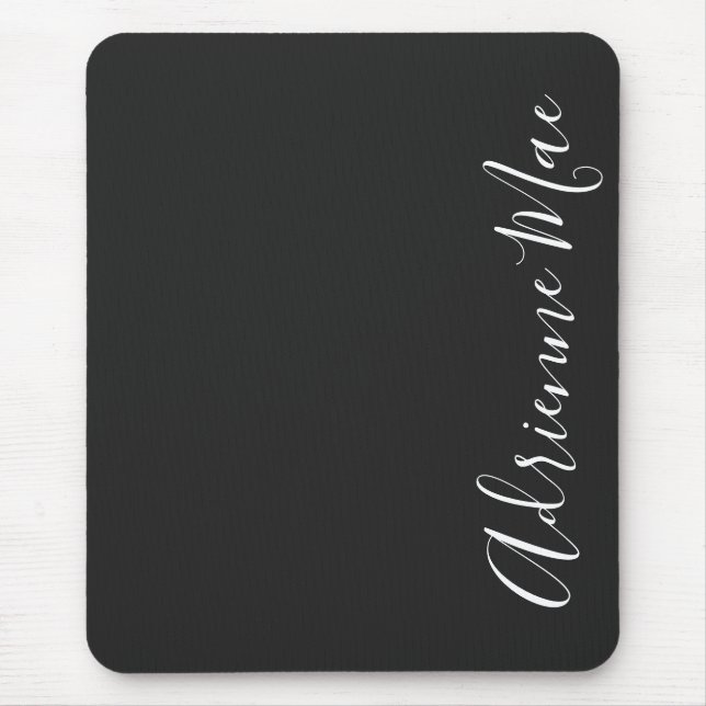 Mousepad Simplesmente Elegante Cinzas de carvão personaliza (Frente)