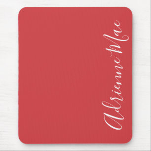Mousepad Simplesmente Elegante Flame Vermelho Personalizado