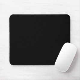 Mousepad Simplesmente Preto Cor Sólida Personalize-A