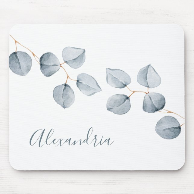 Mousepad Simplicidade do eucalipto (Frente)