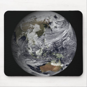 Mousepad Simulação da nuvem da terra completa